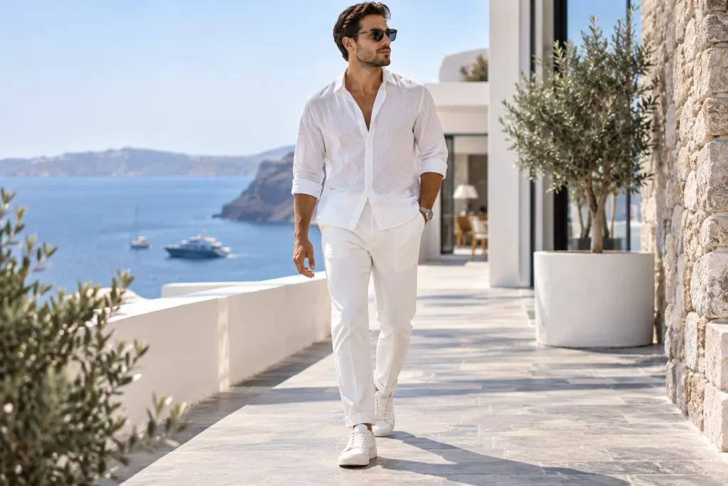 12 All White Outfits for Men for Summer, Parties and Smart Casual Looks