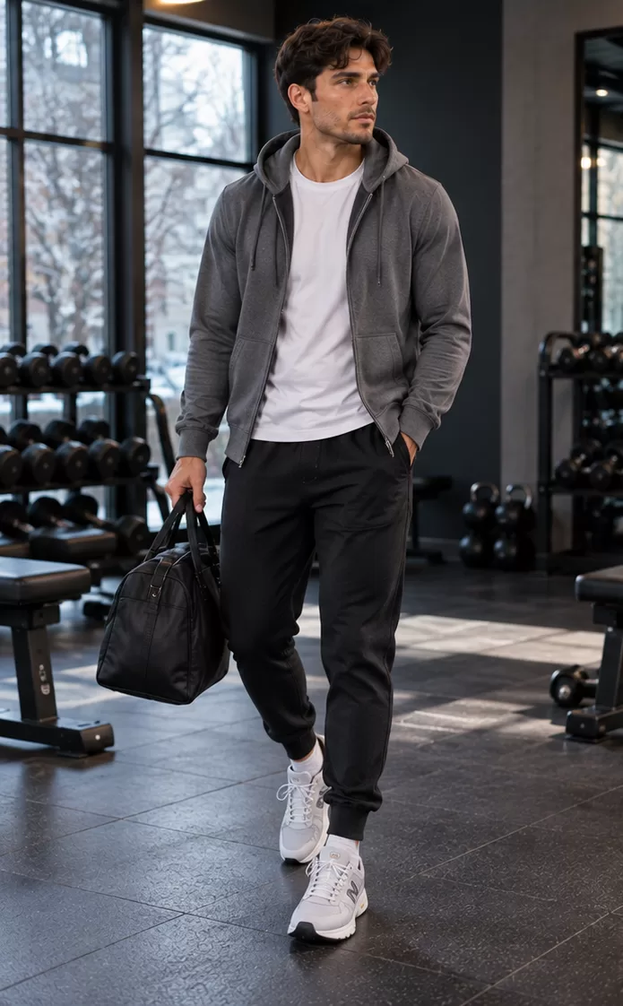 Hoodie + T-Shirt + Joggers + Sneakers