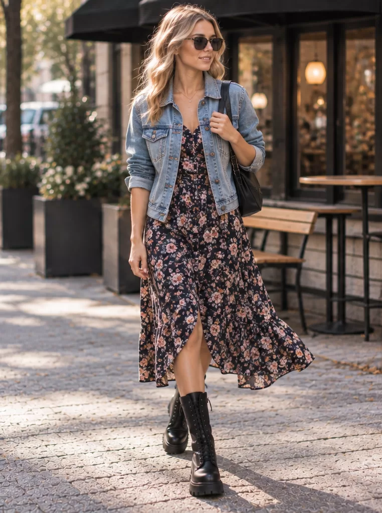12 Combat Boots Outfits for Casual Days, Fall and Nights Out