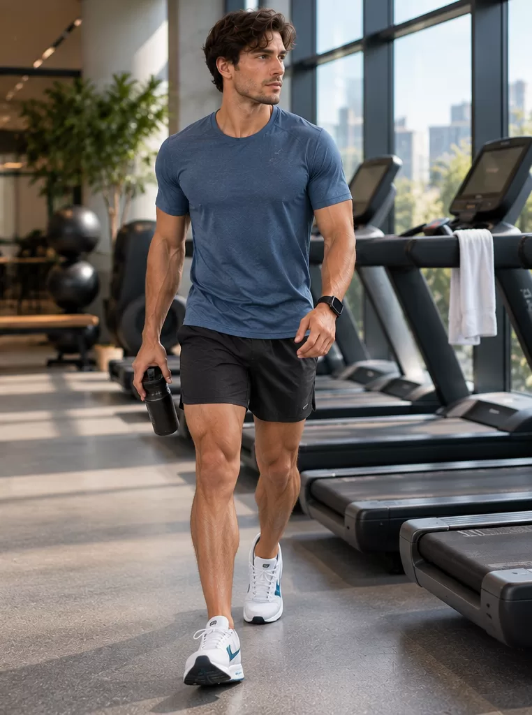 Breathable T-Shirt + Running Shorts + Running Shoes