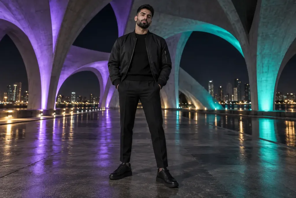 All-Black Outfits for Men: How to Mix Textures and Layerst